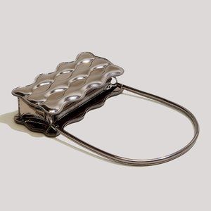 Metallic wave purse